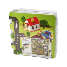  Nagyváros habszivacs 9 darabos puzzle - 30 x 30 cm játszószőnyeg