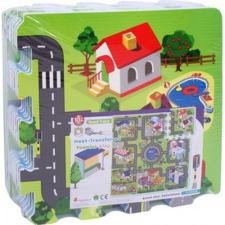 Nagyváros habszivacs 9 darabos puzzle - 30 x 30 cm (02642) játszószőnyeg