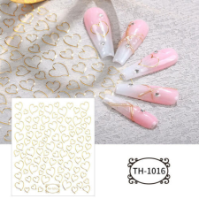Nail-Art Körömmatrica - TH-1016 Szív körömdíszítő