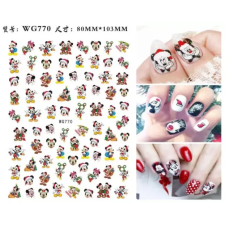 Nail-Art Körömmatrica - WG770 Mickey körömdíszítő