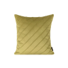  Nala3 bársony párnahuzat varrott mintával Mustársárga 45x45 cm