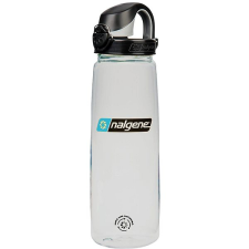 Nalgene OTF Clear w/Black Sustain 650 ml kulacs, kulacstartó