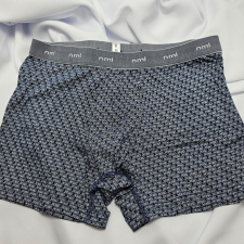 Namaldi KÉK BOXERALSÓ betű mintás XL férfi alsó