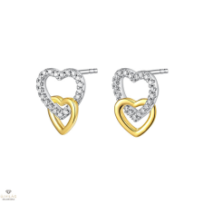 NANA KAY silver trends dupla szív fülbevaló - ST2266 fülbevaló