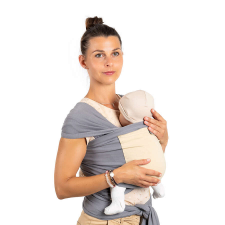 Nandu Rugalmas zsebes hordozókendő - kék-kék babahordozó kendő, háti hordozó