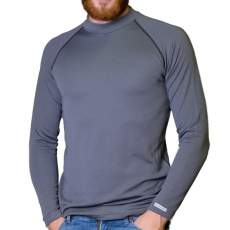 nanosilver® Basic Merino férfi thermo póló nanosilver® szürke