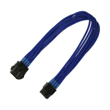 Nanoxia Kabel Nanoxia 8pin PCI-E Verlängerung, 30 cm, Single, blau (NX8PE3EB) kábel és adapter