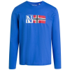  NAPAPIJRI Samuel Longsleeve blue dazzling - hosszúujjú póló XL