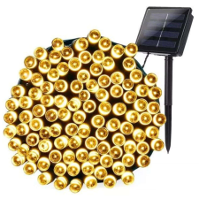 Napelem húr 1000 led, 100 m, meleg fehér, távirányítóval karácsonyfa izzósor
