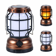 Napelemes alumínium LED típusú Felinar - bronz/Negru kültéri világítás