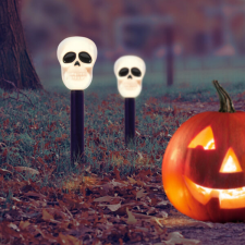 Napelemes halloweeni lámpa kültéri világítás