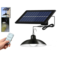 Napelemes kemping LED lámpa távirányítóval MD53DSOL kültéri világítás