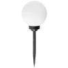  Napelemes kerti lámpa, Strend Pro Garden Birdun, fehér, 20 cm, 4 LED, hidegfehér fény, akkumulátoros, automatikus kapcsolás