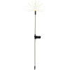  Napelemes kerti lámpa, Strend Pro Garden Solita, ezüst, 8 x 6 x 81 cm, 90 LED, időjárásálló, fém és műanyag, automatikus kapcsolás
