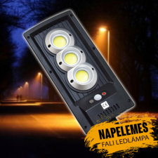 Napelemes kültéri LED lámpa, mozgásérzékelővel 3 ledes kültéri világítás