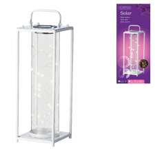  Napelemes lámpa LANTERN WHITE fehér kültéri világítás