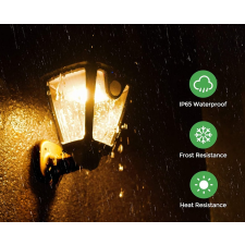  Napelemes, mozgásérzékelős, távirányítós 100 SMD Led Lámpa kültéri világítás