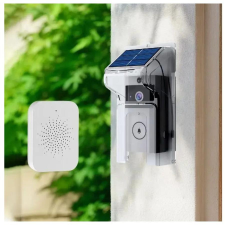  Napelemes okos videókapucsengő – éjjellátóval és AI emberfelismeréssel CH3214373 csengő