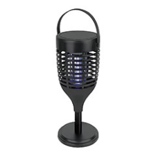  Napelemes rovarcsapda, (3in1: talajra rakható, leszúrható, függeszthető) fekete elektromos állatriasztó