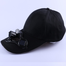 Napelemes sapka solar baseball sapka Fekete férfi sapka