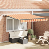  Napernyő Anyag Sárga és narancs 300 x 250 cm Poliészter