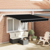  Napernyő Anyag tartalmaz Fekete 350 x 250 cm Poliészter