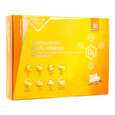 Napfényvitamin D3-K2-vitamin és szerves nyomelem komplex Prebiotikummal (30db) vitamin és táplálékkiegészítő