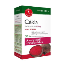 Napi 1 Interherb Napi 1 Cékla extraktum 200mg kapszula vassal és folsavval 30db vitamin és táplálékkiegészítő