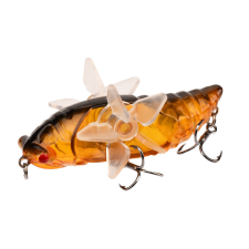 NapiKütyü Bionic Cicada Hard Fish Csali - Spinning horgászcsali propelleres háromszögű horoggal csali