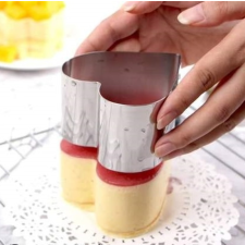 NapiKütyü Rozsdamentes acél köralakú sütemény (Mousse) forma konyhai eszköz