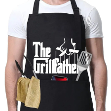 NapiKütyü The Grillfather Vicces BBQ Kötény lakástextília