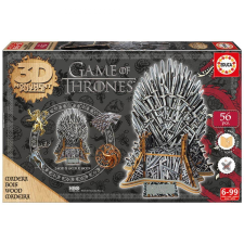 NapiKütyü Trónok harca 3D vastrón fa puzzle puzzle, kirakós