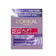 Nappali krém, Loreal, Revitalift Filler, hialuronsav, 50 ml arckrém