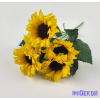  Napraforgó 5 ágú selyem csokor 30 cm