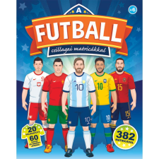 Napraforgó Kiadó A futball csillagai matricákkal gyermek- és ifjúsági könyv