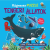 Napraforgó Kiadó Mágneses puzzle - Tengeri állatok - 3 darab, 16 darabos mágneses kirakóval
