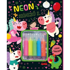 Napraforgó Kiadó Neon színező 2. kreatív és készségfejlesztő