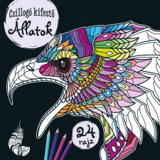 Napraforgó Könyvkiadó Csillogó kifestő - Állatok kreatív és készségfejlesztő