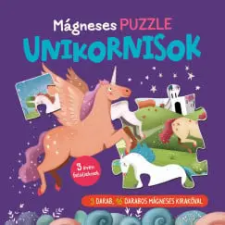 Napraforgó Könyvkiadó Mágneses puzzle - Unikornisok puzzle, kirakós