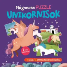 Napraforgó Könyvkiadó Mágneses puzzle - Unikornisok gyermek- és ifjúsági könyv