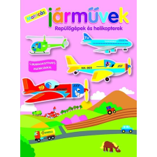 Napraforgó Könyvkiadó Napraforgó Matricás járművek - Repülőgépek és helikopterek gyermek- és ifjúsági könyv