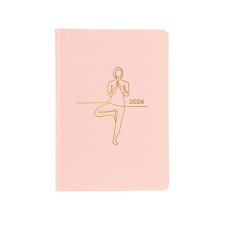  Naptár, tervező, A5, heti, TOPTIMER "Pastel", rózsaszín naptár, kalendárium