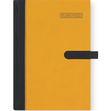  Naptár, tervező, A5, napi, DAYLINER "Winner", sárga határidőnapló