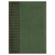  Naptár, tervező, B5, heti, DAYLINER, "Tucson", zöld naptár, kalendárium