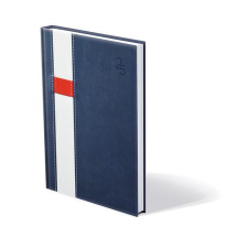  Naptár, tervező, B6, heti, TOPTIMER "Vario", kék-fehér naptár, kalendárium