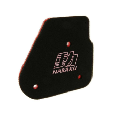Naraku kétrétegű légszűrőbetét - Minarelli (fekvőhengeres) Naraku Motor alkatrészek Légszűrő Légszűrő (gyári, utángyártott) egyéb motorkerékpár alkatrész