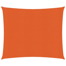  narancssárga négyzet alakú HDPE napvitorla 160 g/m² 4x4 m kerti bútor