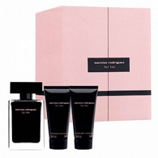 Narciso Rodriguez For Her, Edt 50ml + 50ml Testápoló tej + 50ml Tusfürdő kozmetikai ajándékcsomag