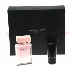 Narciso Rodriguez For Her SET: edt 50ml + 75ml Test Tej + Kozmetikumi táska