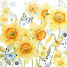 Nárcisz virágos szalvéta - Classic Daffodils papírárú, csomagoló és tárolóeszköz
